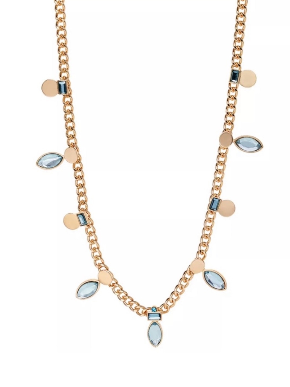 Blue Crystal Necklace
